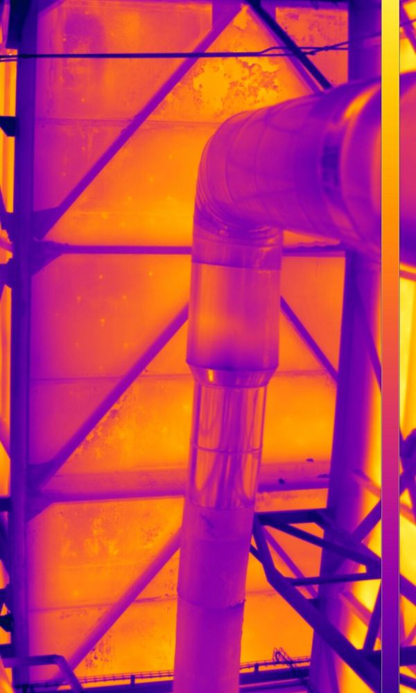 Infrared thermography of casings